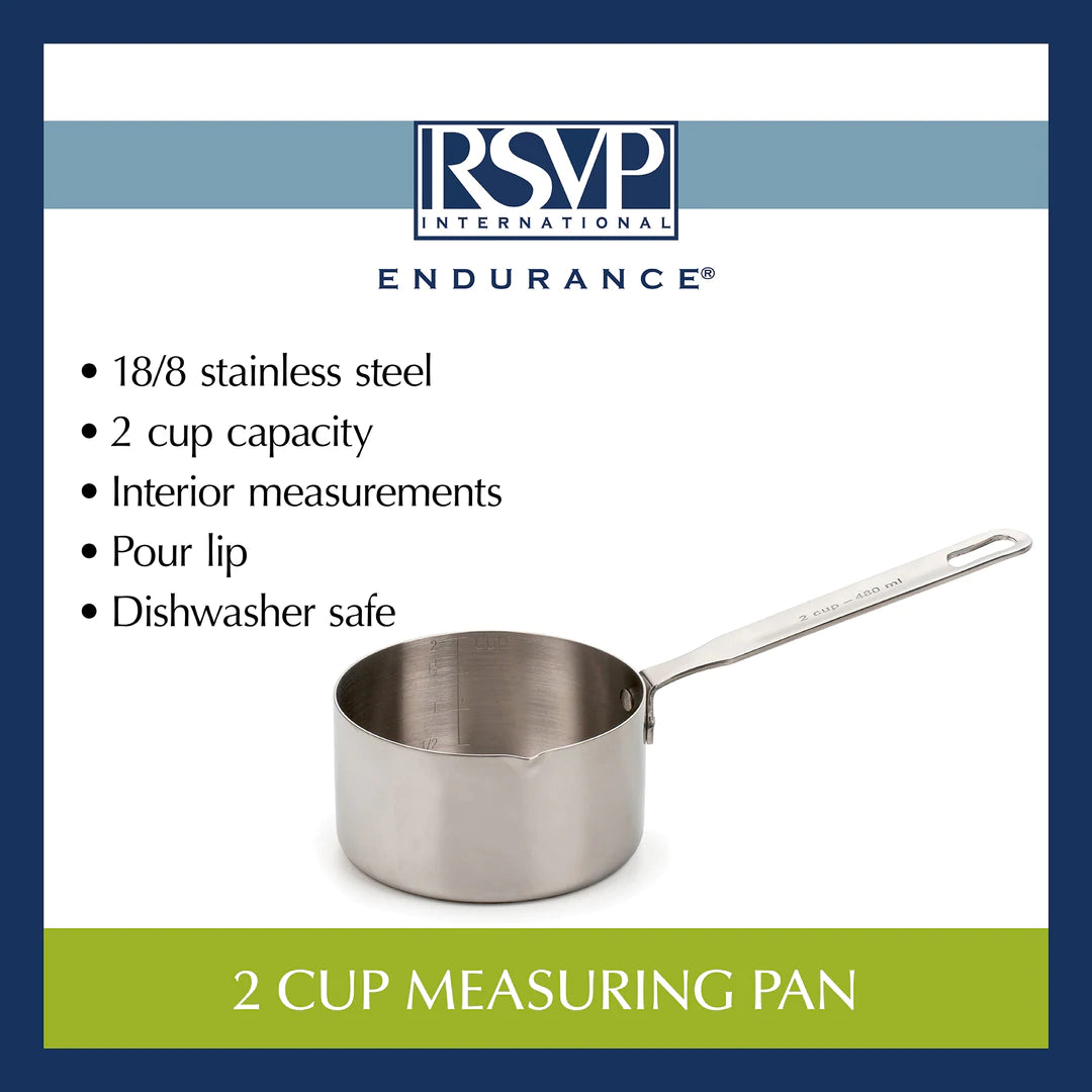 Rsvp Endurance Stainless Steel Measuring Cup 1 Cup