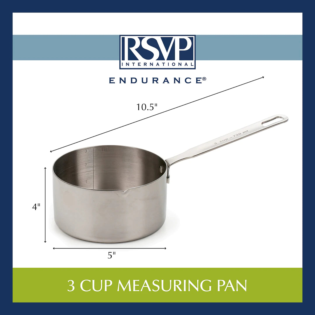 Rsvp Endurance Measuring Cups (Set of 5) Stainless Steel