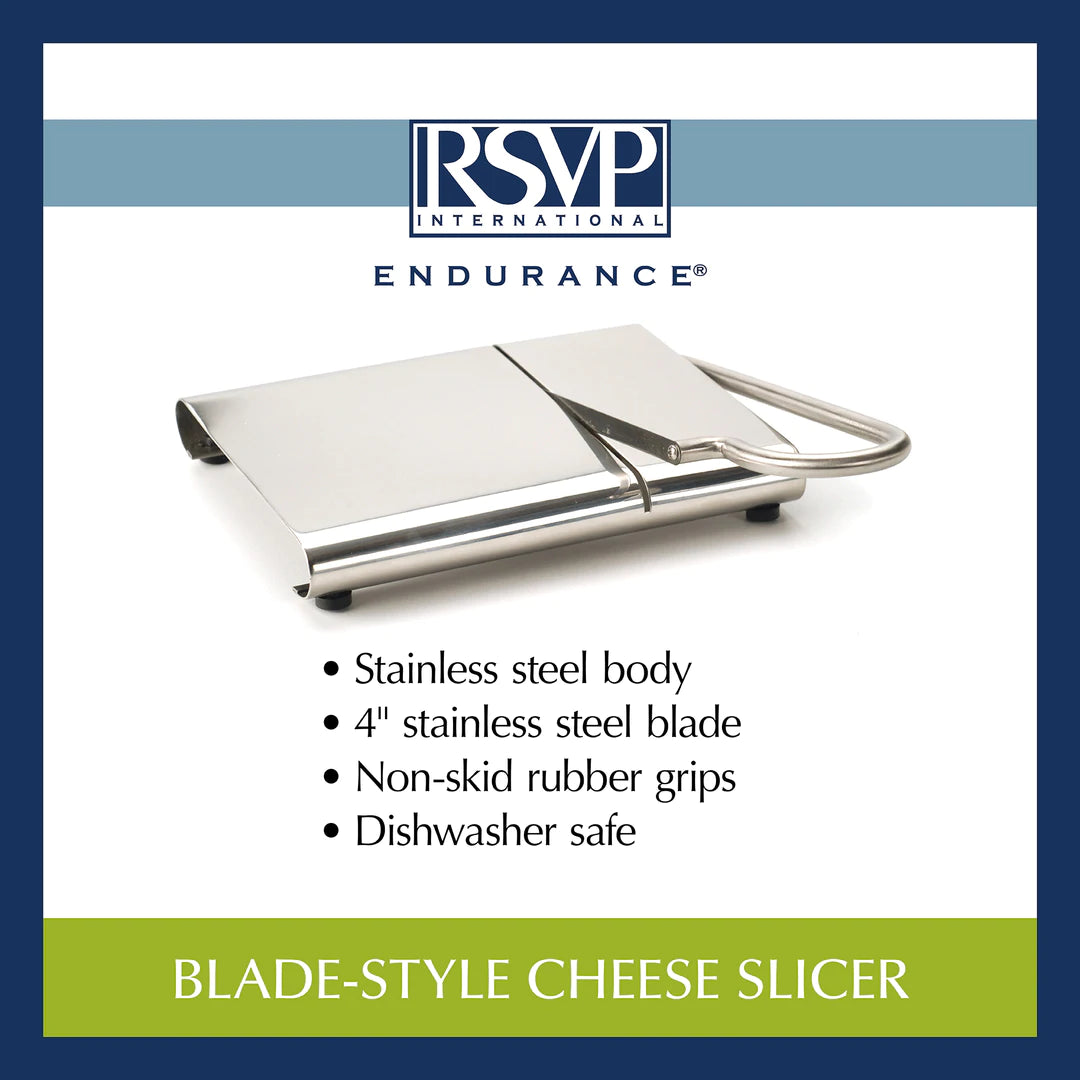 Rsvp Marble Cheese Slicer - White