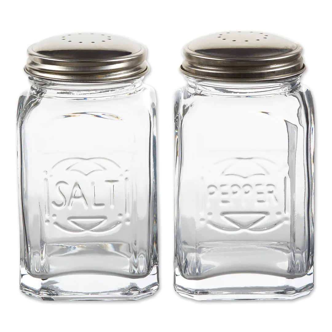 Retro salt deals and pepper shakers