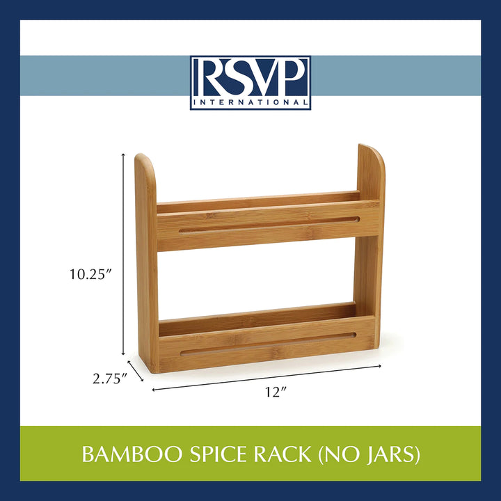 RSVP Bamboo Spice Rack
