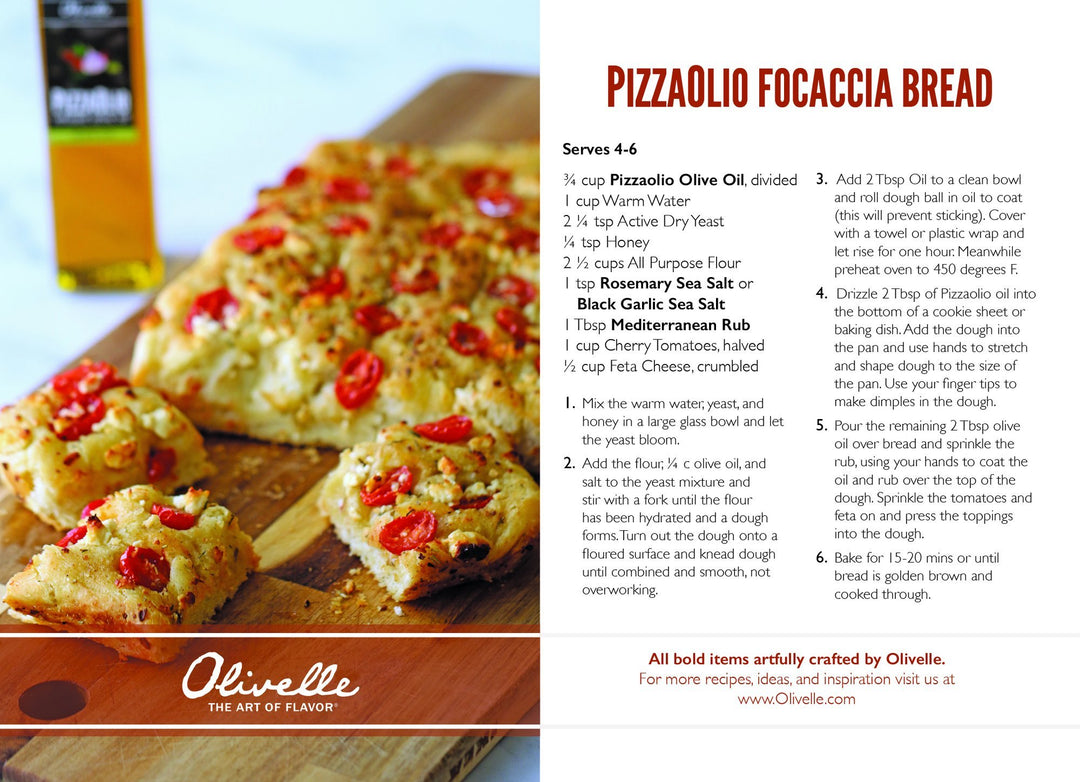Pizzaolio Focaccia Bread Recipe Kit