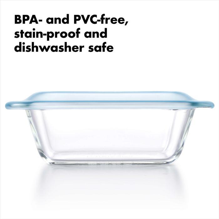 OXO Glass 1.6 Qt Loaf Baking Dish with Lid