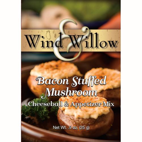Wind & Willow Bacon Stuffed Mushroom Cheeseball & Appetizer Mix