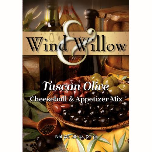 Wind & Willow Tuscan Olive Cheeseball & Appetizer Mix