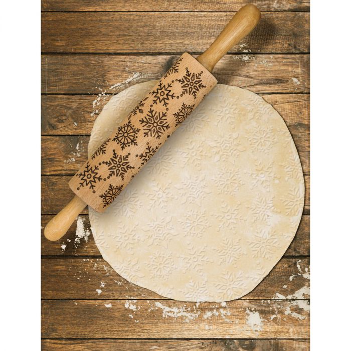Mrs. Anderson's Snowflake Embossed Rolling Pin