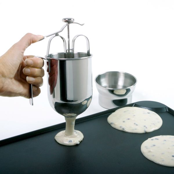 Norpro Stainless Steel Pancake Dispenser with Holder