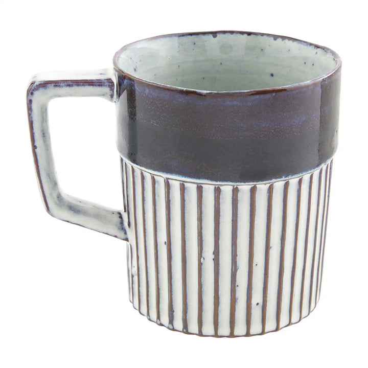 Blackish Blue Reactive Glaze Mug