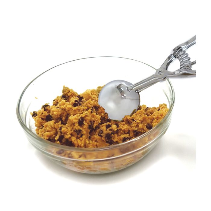 Norpro Stainless Steel Scoop & Release Cookie Dough Dropper Scooper Spoon -  Black - Bed Bath & Beyond - 31526382