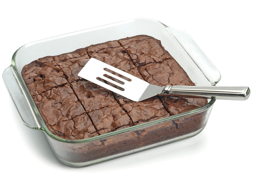 RSVP Stainless Steel Brownie Spatula - Thumbnail 3