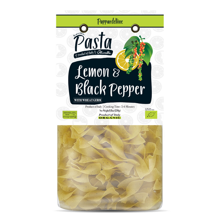 Lemon & Pepper Pappardelline - Organic