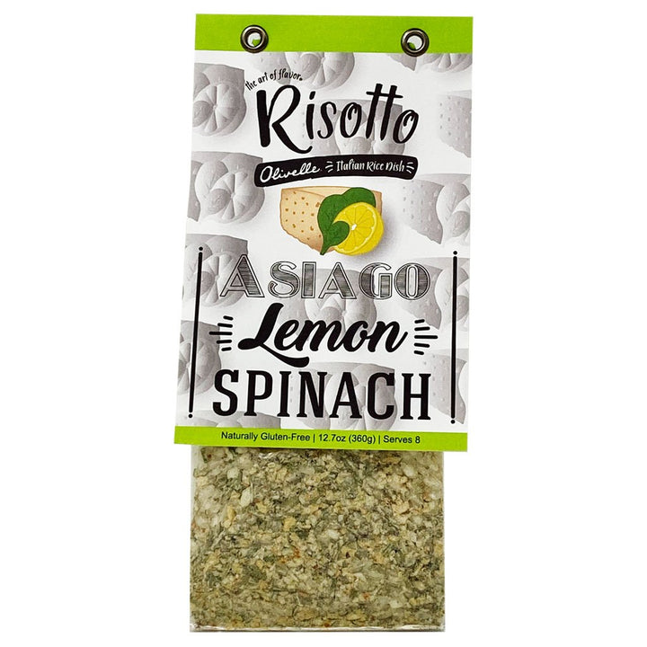 Asiago Lemon Spinach Risotto