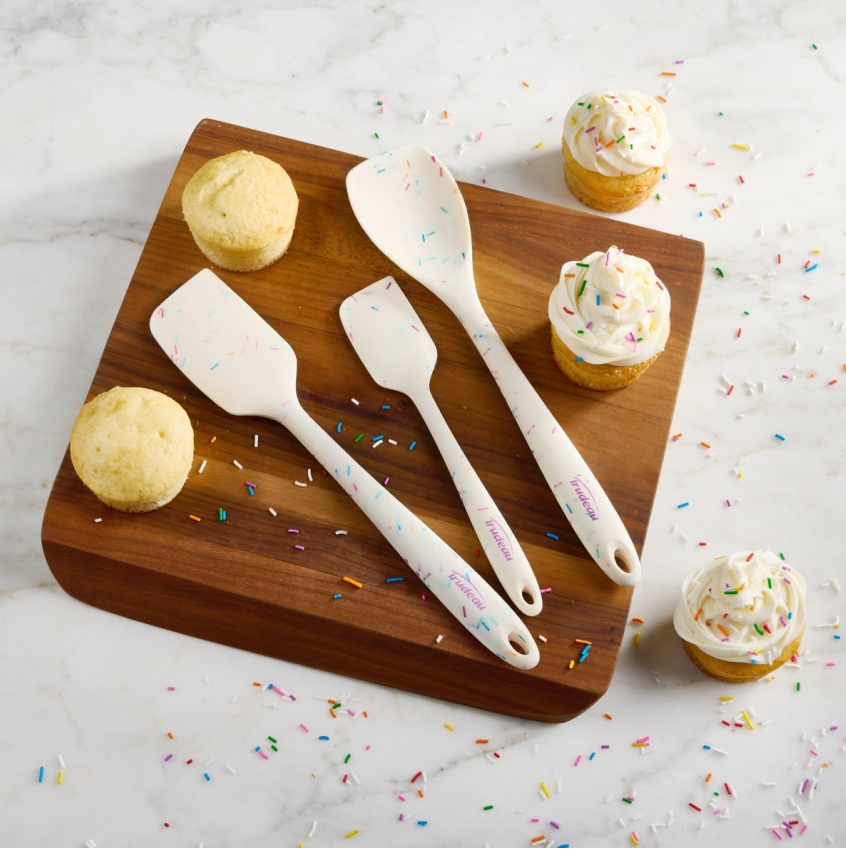 Trudeau Confetti Patterned Silicone Spatulas Set - Thumbnail 3