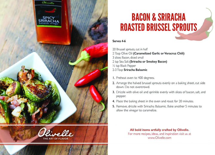 Bacon & Sriracha Roasted Brussel Sprouts Recipe Kit
