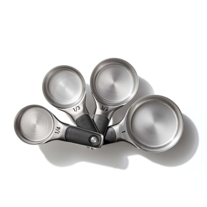 OXO 4-Piece Stainless Steel Measuring Cup Set