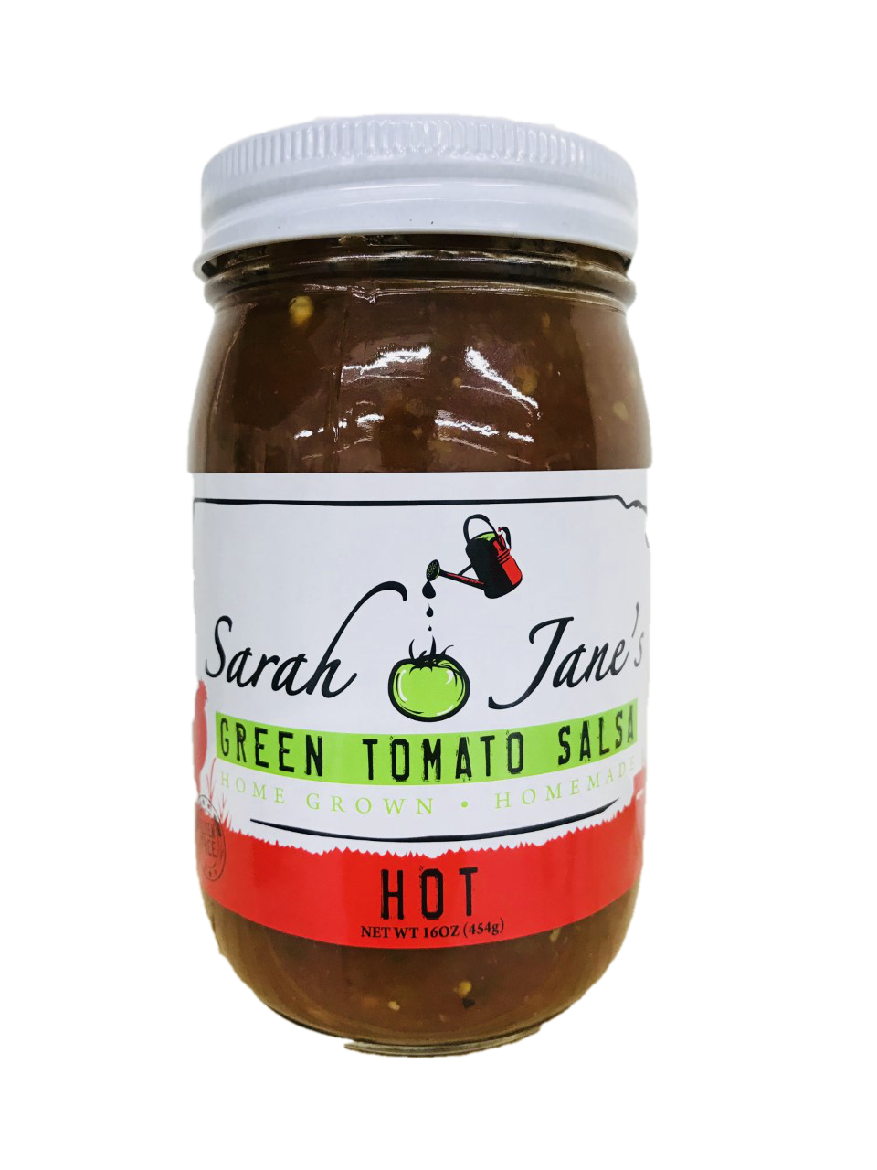 Sarah Jane's Green Tomato Salsa - Hot