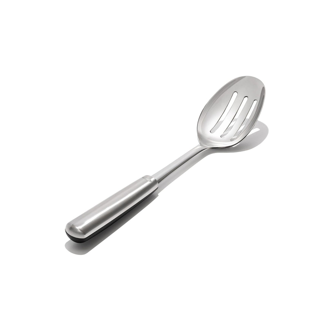 OXO Steel Slotted Cooking Spoon – The Cook's Nook