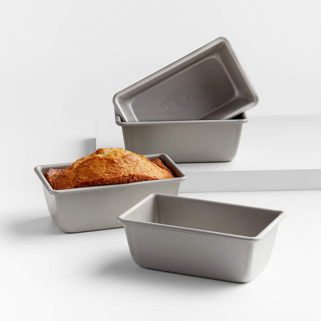 USA Pan Mini Loaf Pan Set of 4 – The Cook's Nook